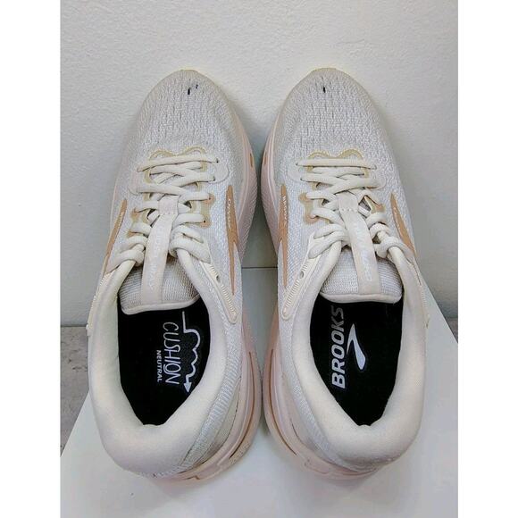 Brooks Ghost Max Shoes Women's 9.5 Light Pink Road Running Gym Sneakers Trainers - Picture 14 of 16